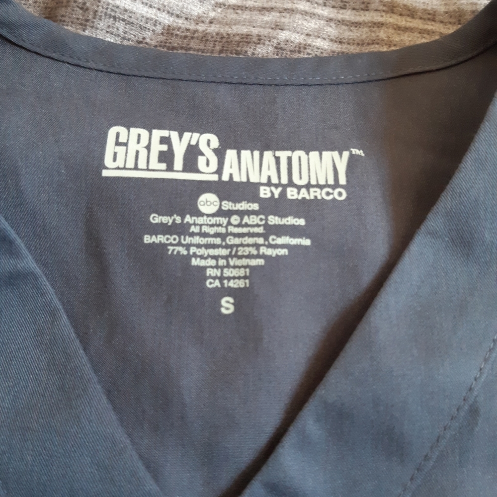 Greys Anatomy scrub top